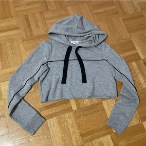 garage: grey cropped sweater